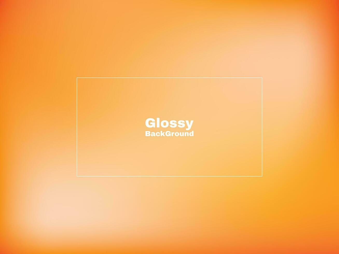 orange glossy blurred vector background