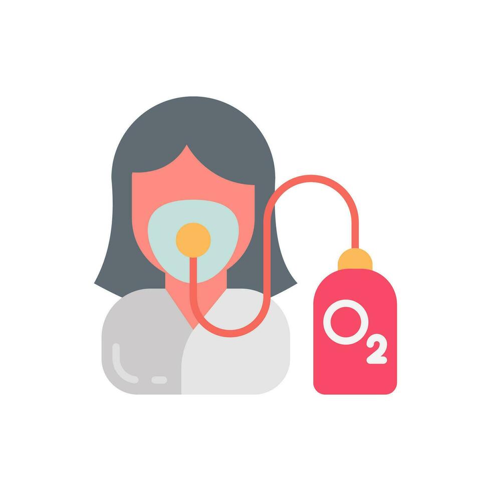 Oxygen Supply icon in vector. Illustration vector