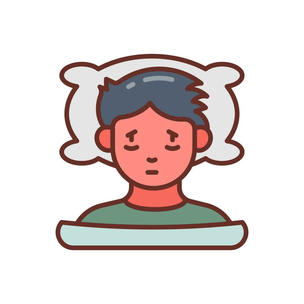 Sleep Disorder icon in vector. Illustration vector