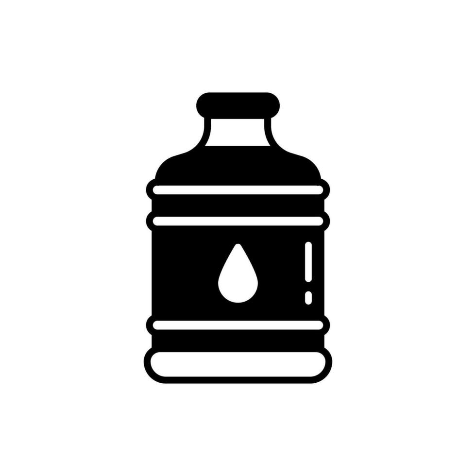 agua botella icono en vector. ilustración vector