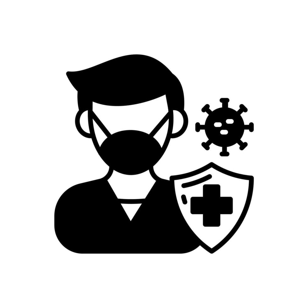 Strong Immunity icon in vector. Illustration vector