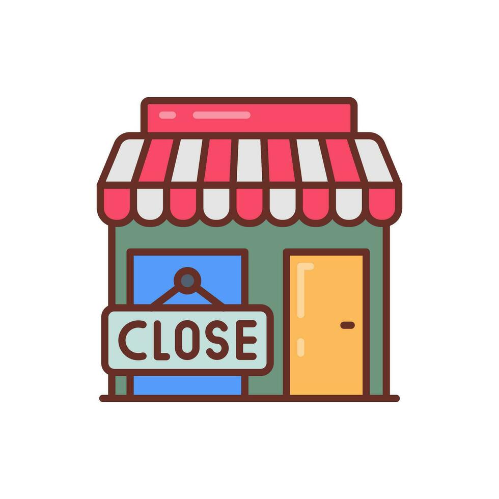 Store Closed icon in vector. Illustration vector