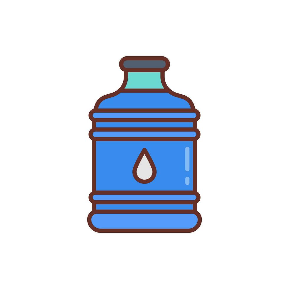 Water Bottle icon in vector. Illustration vector
