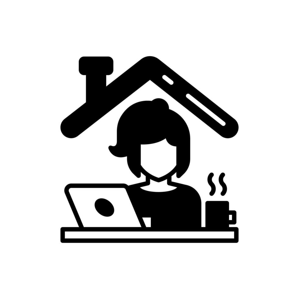 Remote Work icon in vector. Illustration vector