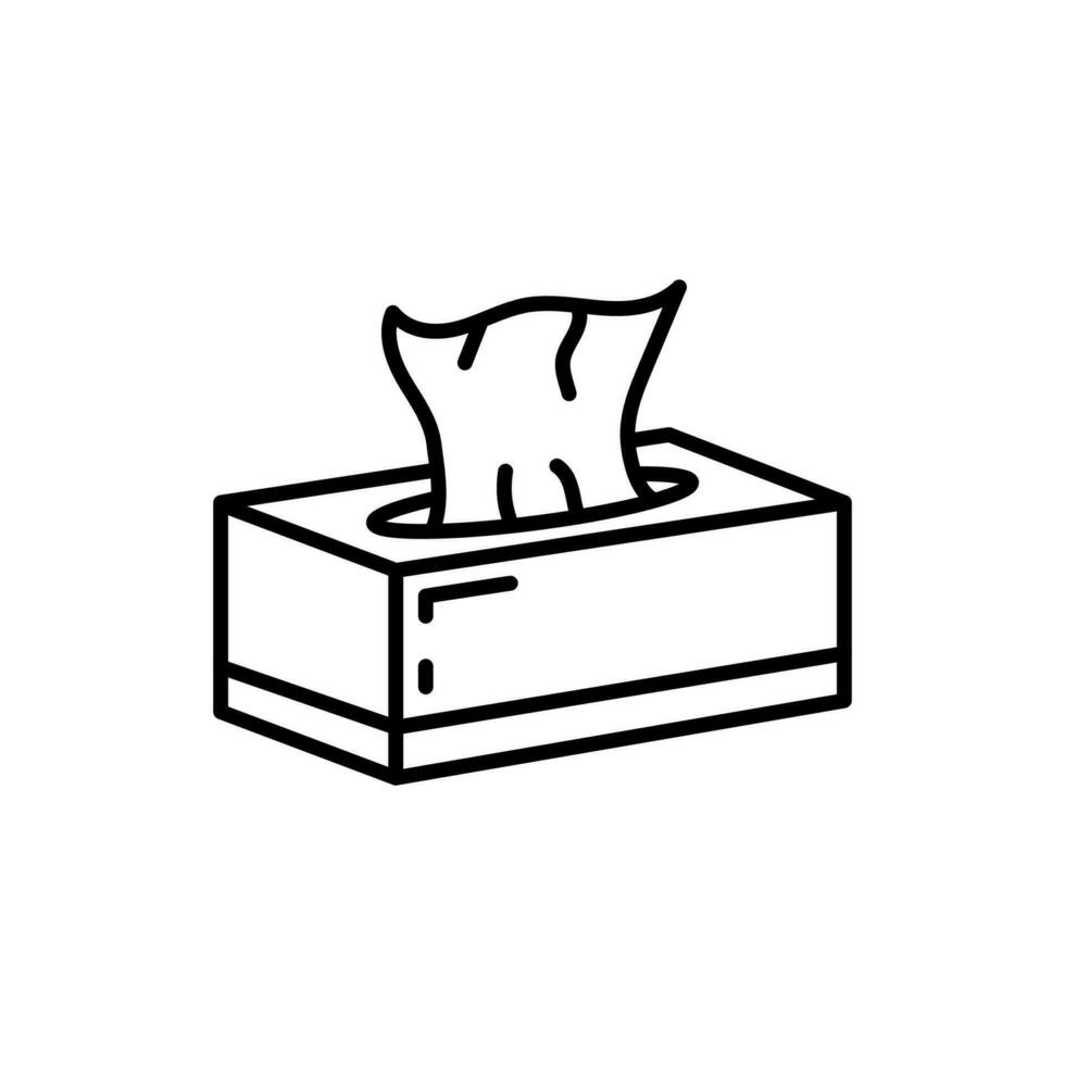 Tissue Box icon in vector. Illustration vector