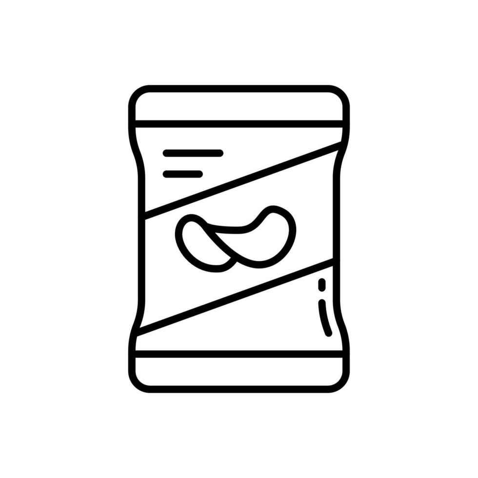 Snacks icon in vector. Illustration vector