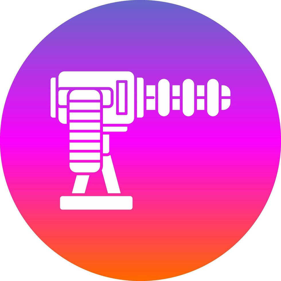 Machine Gun Vector Icon Design