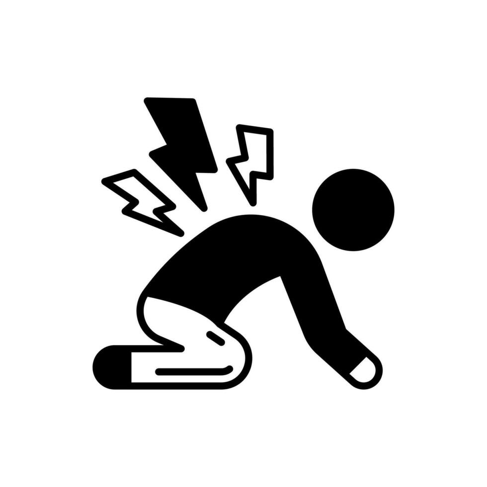 Severe Pain icon in vector. Illustration vector