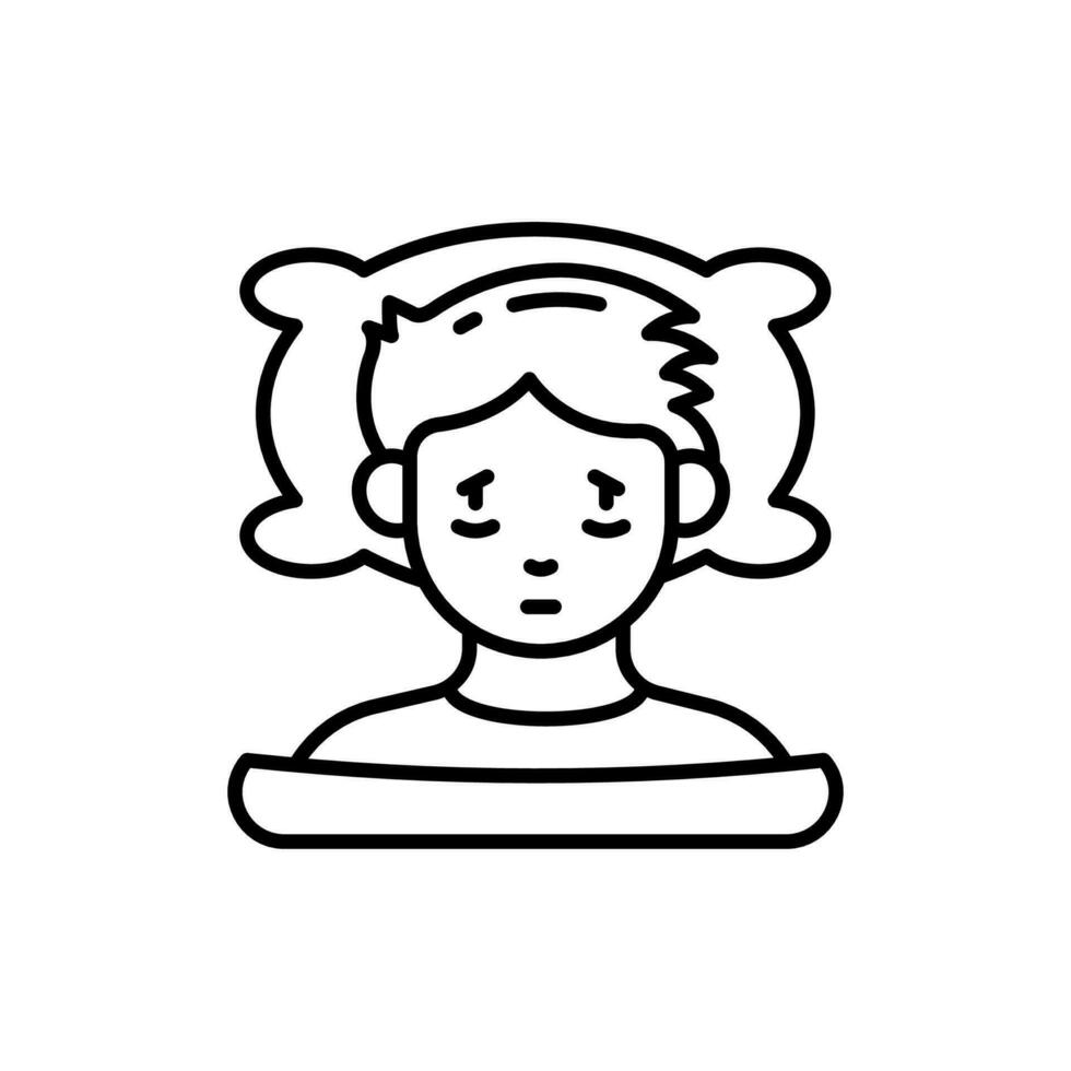Sleep Disorder icon in vector. Illustration vector