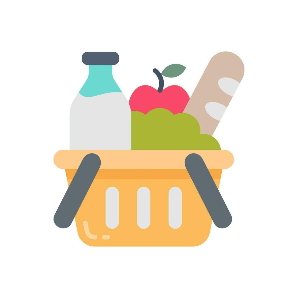 Grocery icon in vector. Illustration vector