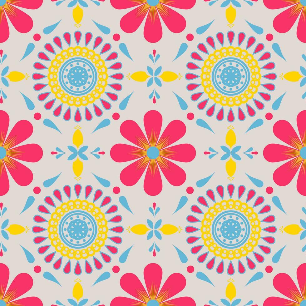 ceramic tile pattern seamless vector. floral pattern, background, flower ornament, ceramic tile pattern, vector pattern, cute illustration, tile design
