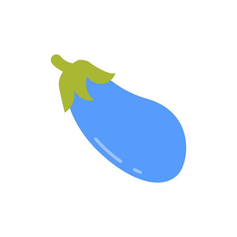 Egg Plant icon in vector. Illustration vector