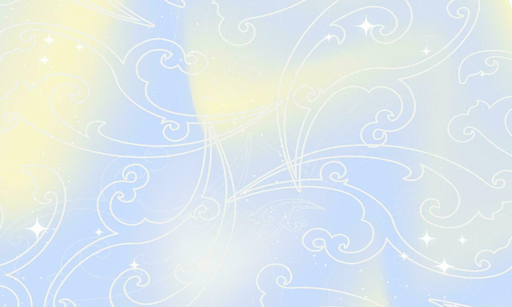 Modern and Trendy Pastel Background with copy space. Liquid pastel gradient template with stars and pattern design. Editable Vector Illustration. EPS 10 File.