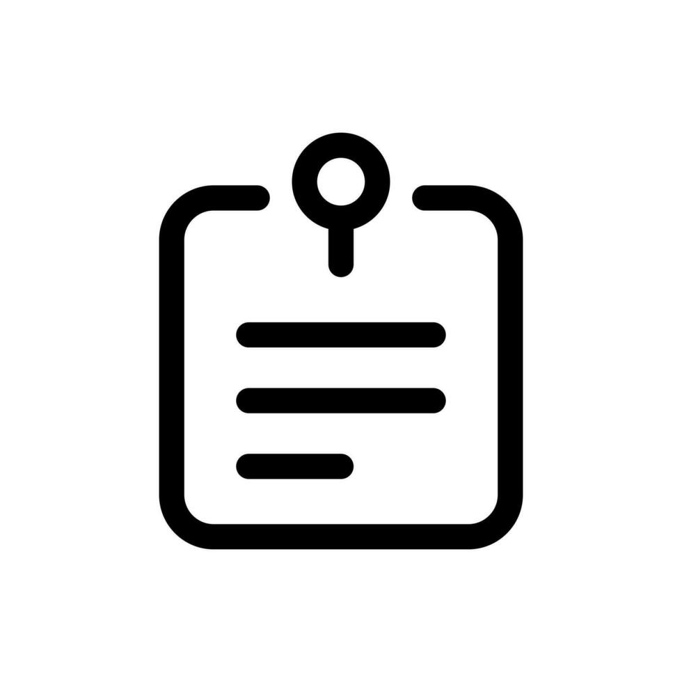 Simple Content icon. The icon can be used for websites, print templates, presentation templates, illustrations, etc vector
