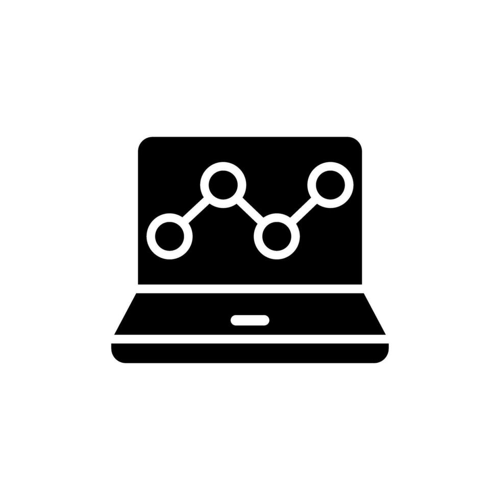 Data analysis icon vector. Data science illustration sign. Analytics symbol. Trading logo. vector