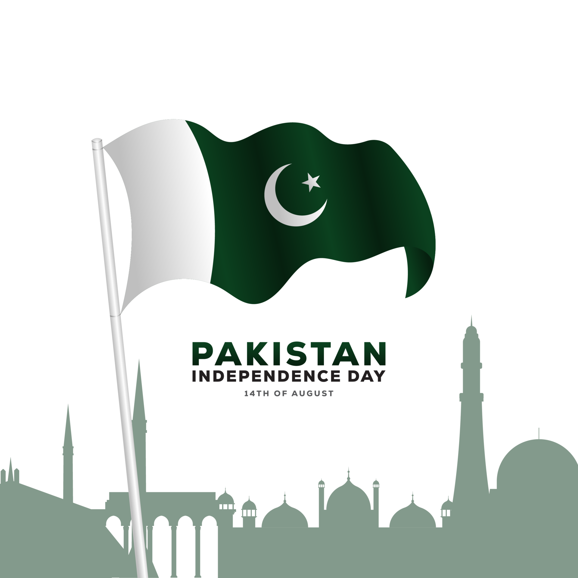 Pakistan Independence Day Illustration 14 August Png 27286983 PNG