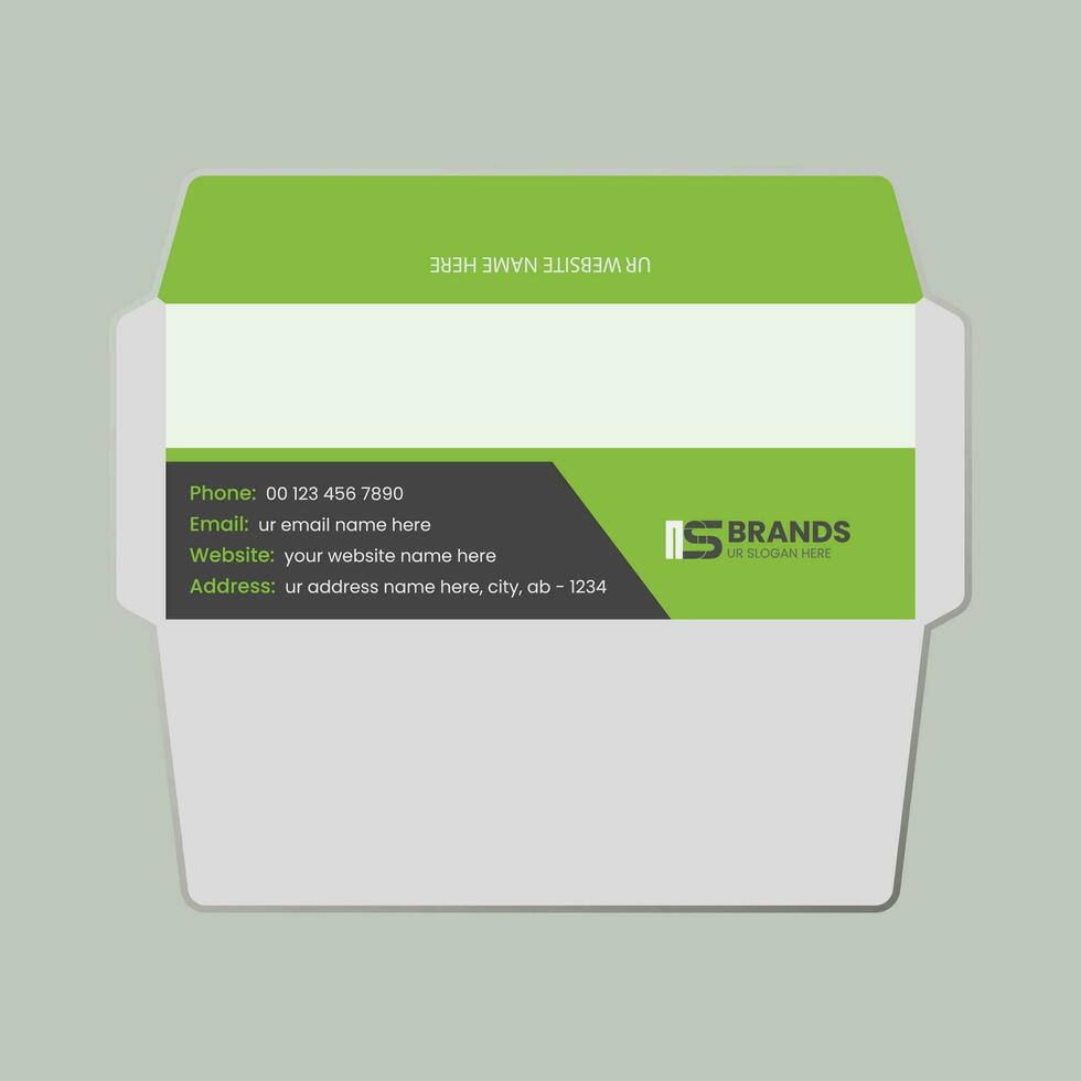 Clean and Modern Creative Simple Business and Corporate Envelope template vector