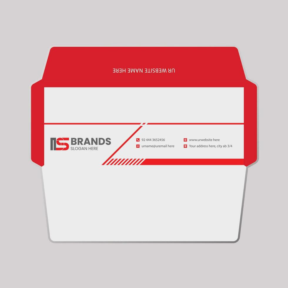 Clean and Modern Creative Simple Business and Corporate Envelope template vector