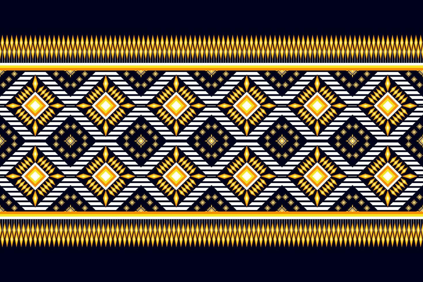 Geometric ethnic oriental seamless pattern traditional Design for fabric,carpet,clothing,background,wallpaper,wrapping,Vector illustration.aztec embroidery style. vector
