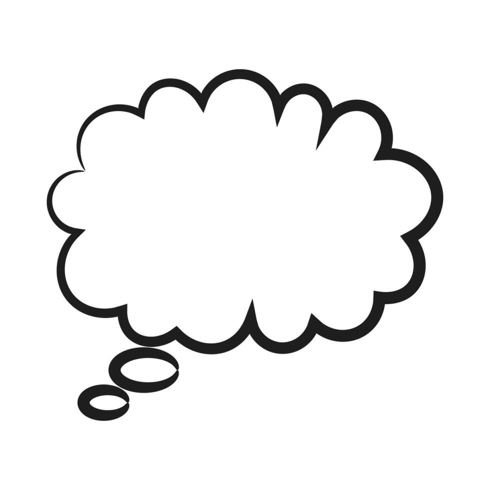 Speech  bubble  icon. Flat  design. Isolated white background vector