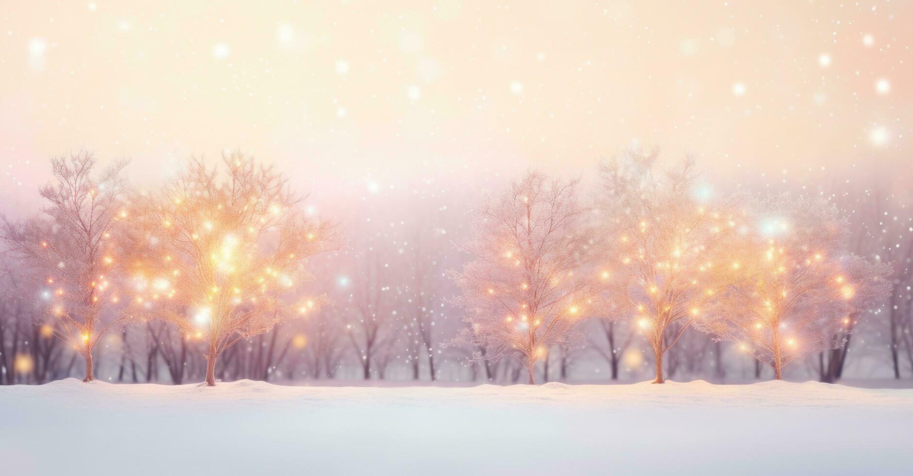 Winter natural background photo