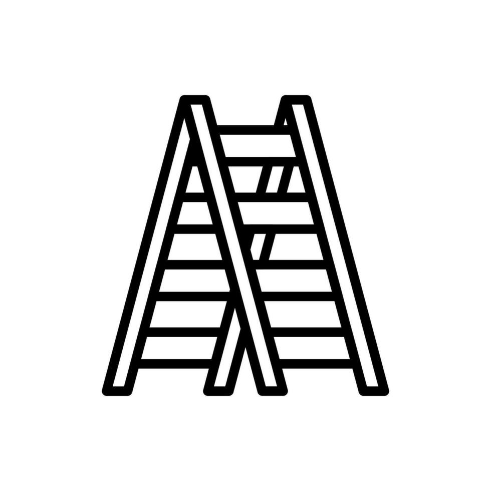 escalera de tijera icono en vector. logotipo vector