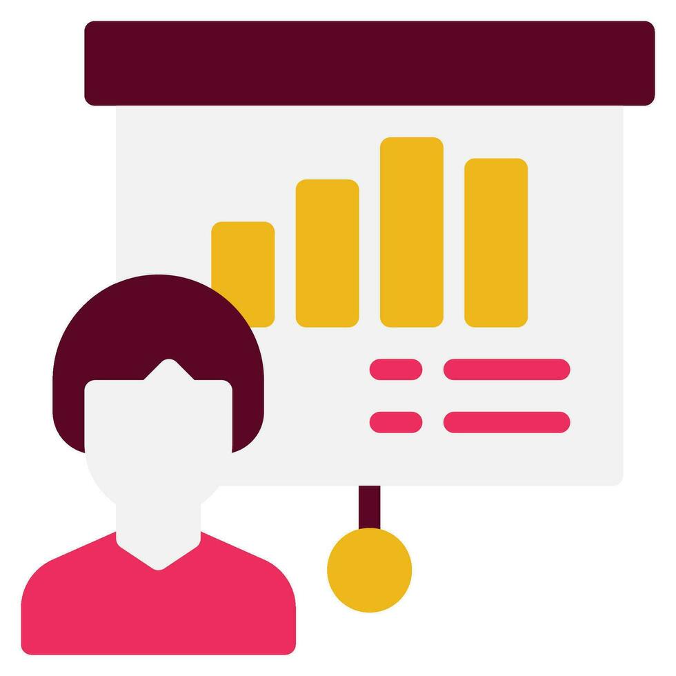 HR Analytic icon can be used for uiux, etc vector