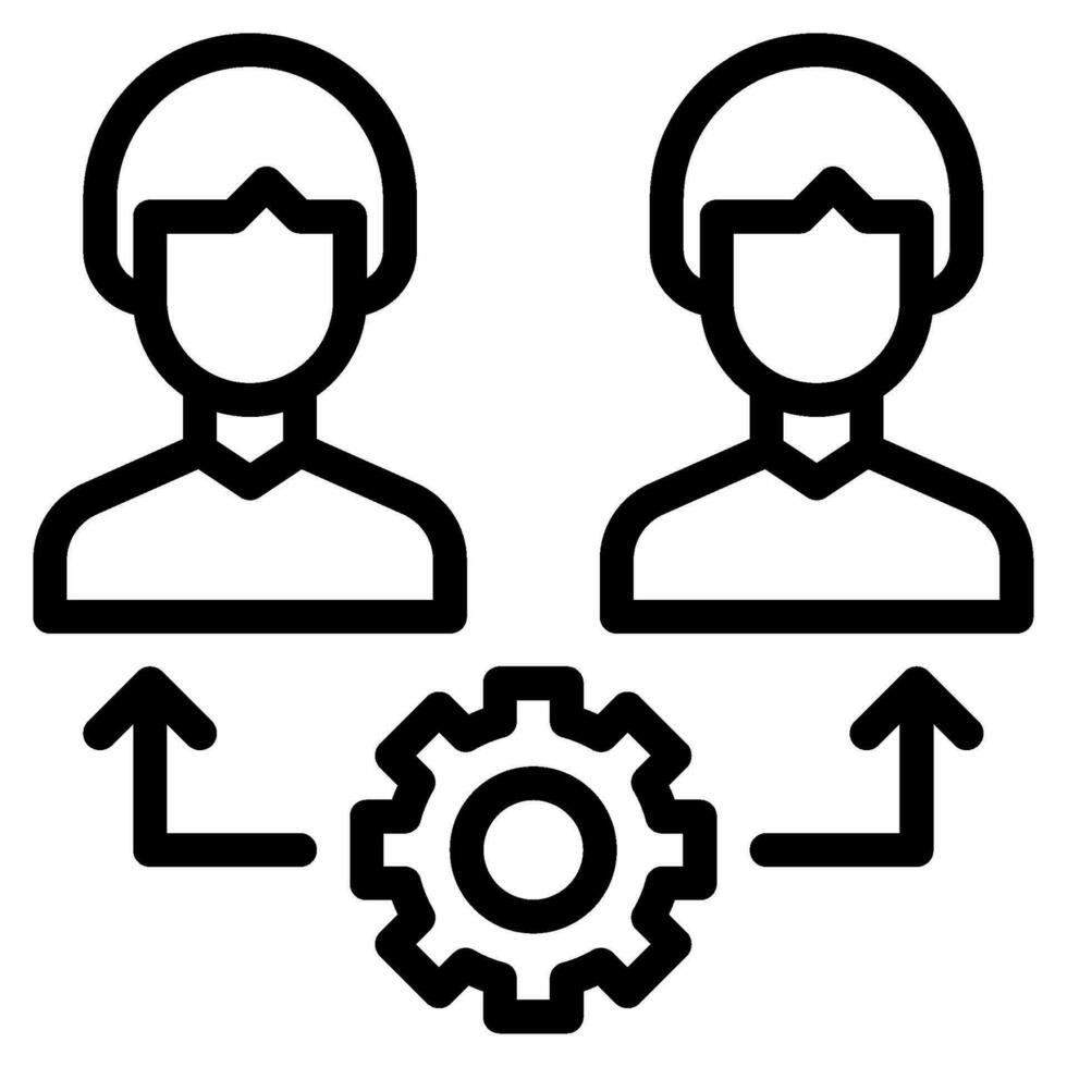 Outline-Human Resource Management-64px vector