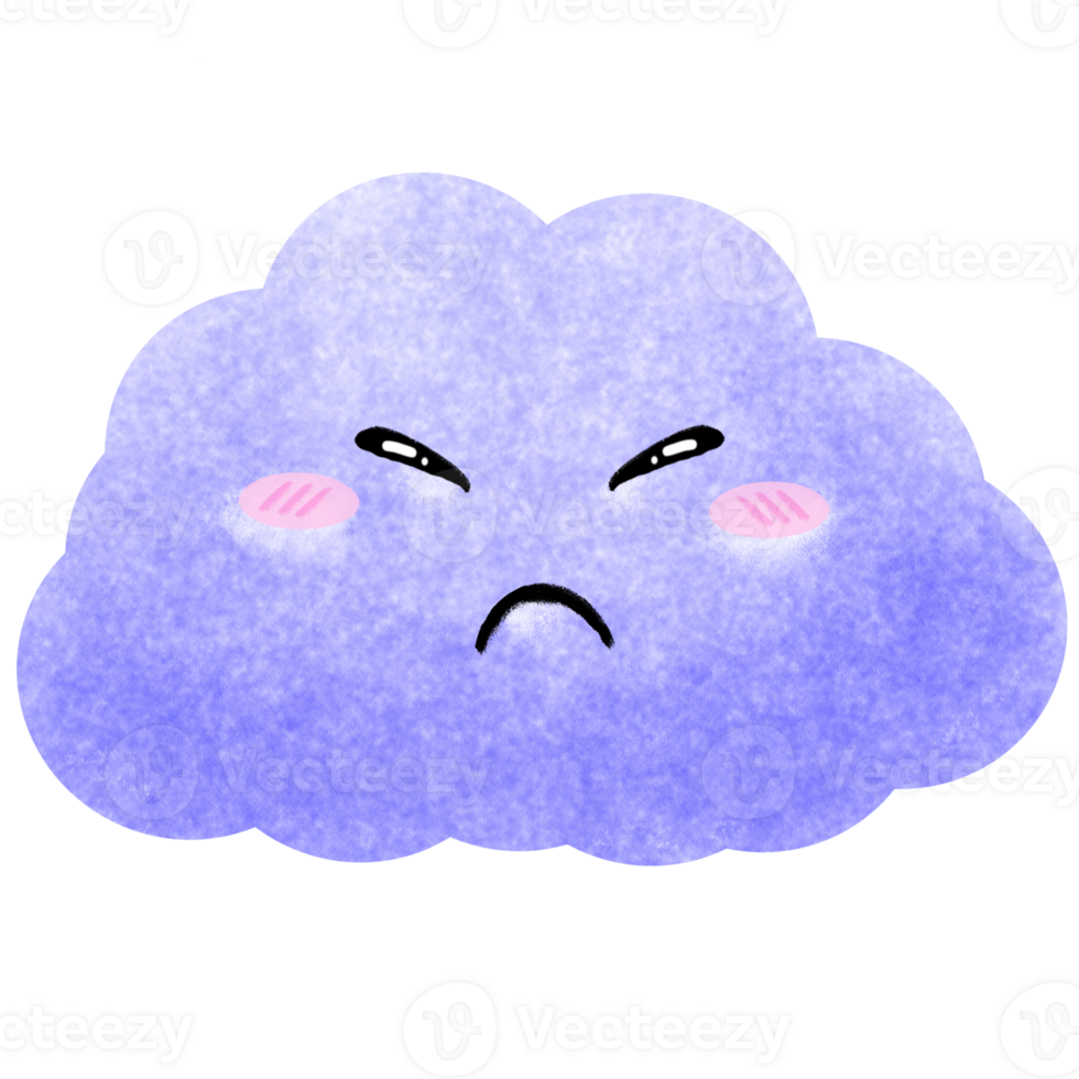cute colorful clouds png