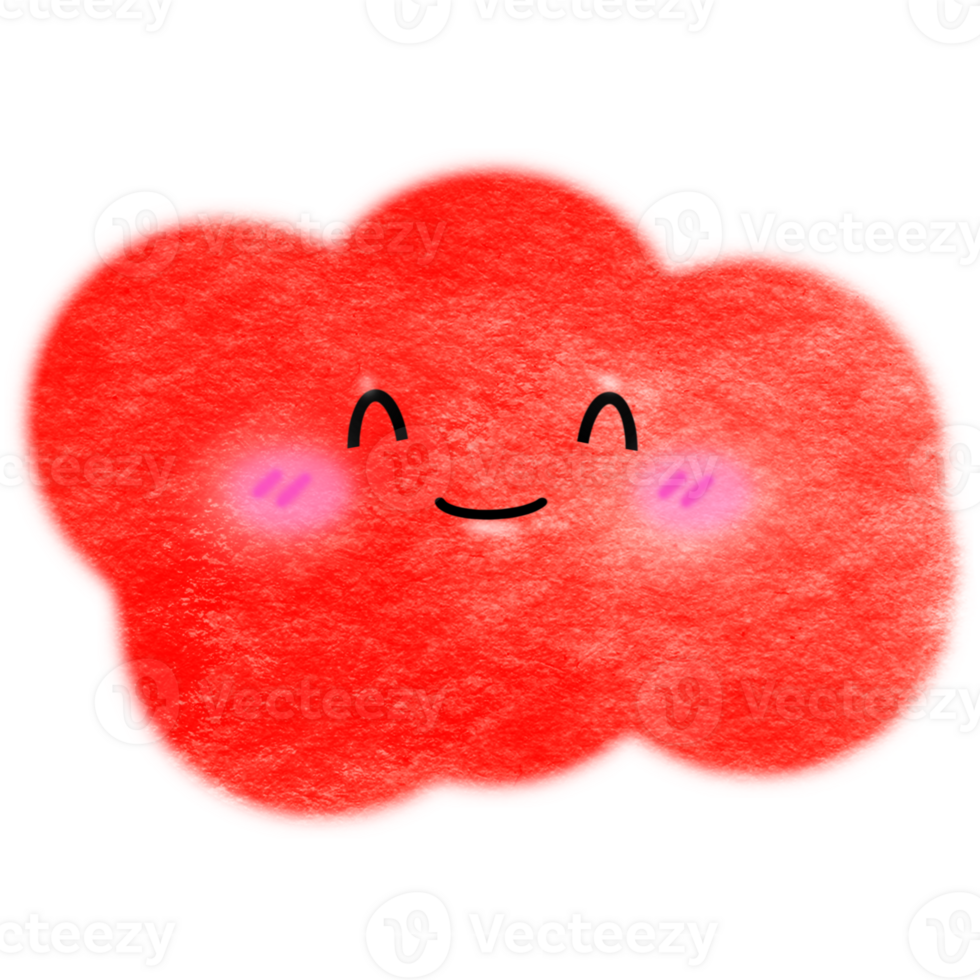 cute colorful clouds png