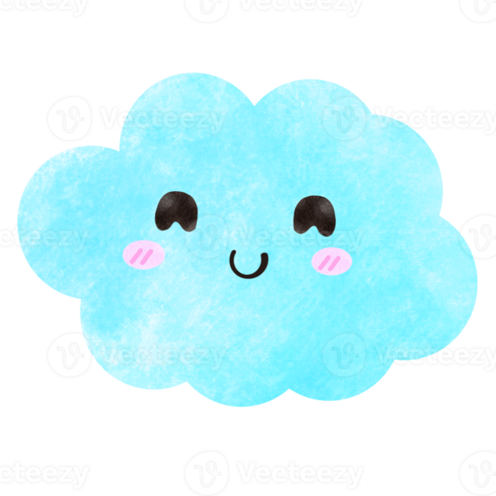 cute colorful clouds png