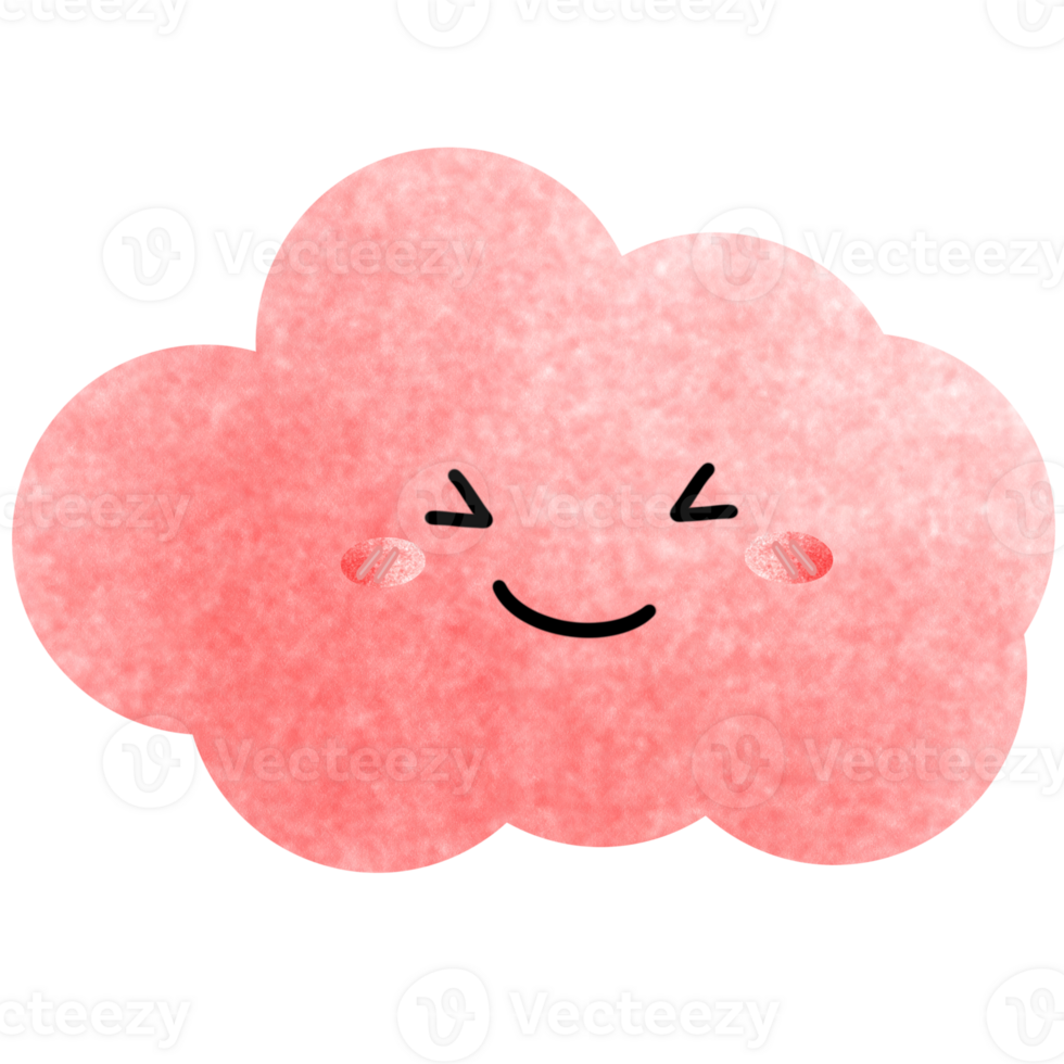 cute colorful clouds png