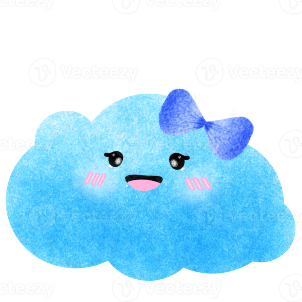 cute colorful clouds png