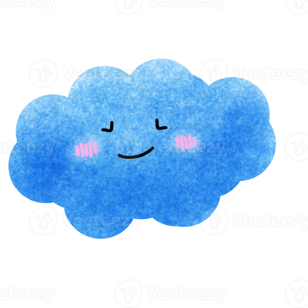 cute colorful clouds png