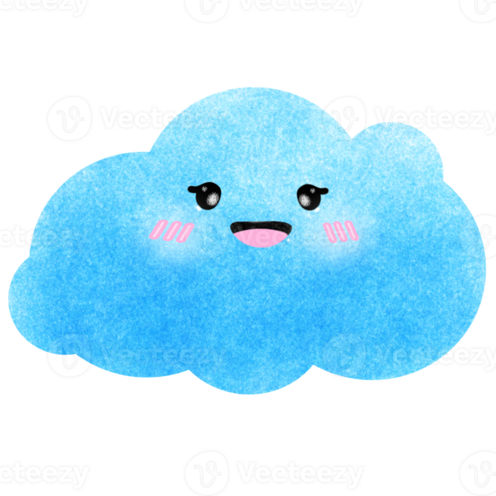 cute colorful clouds png