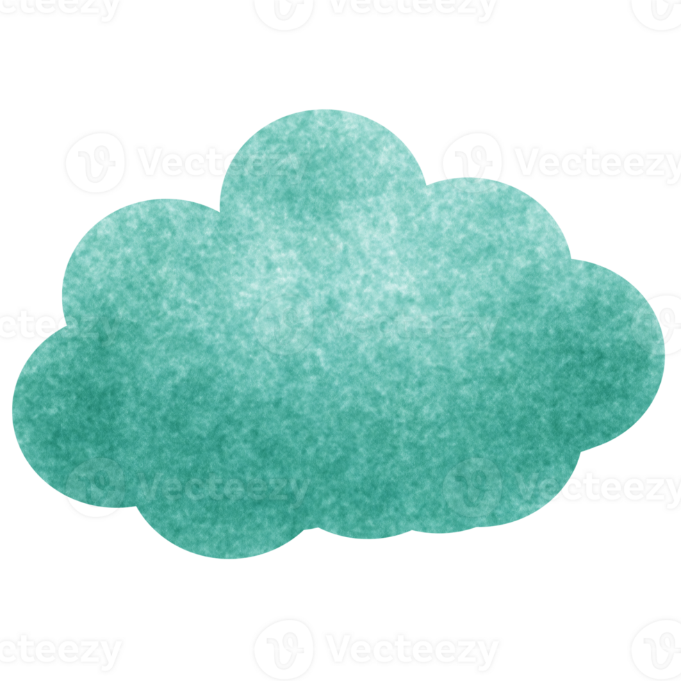 cute colorful clouds png