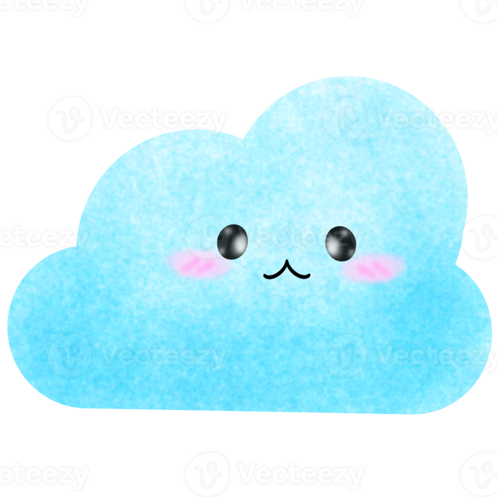 cute colorful clouds png