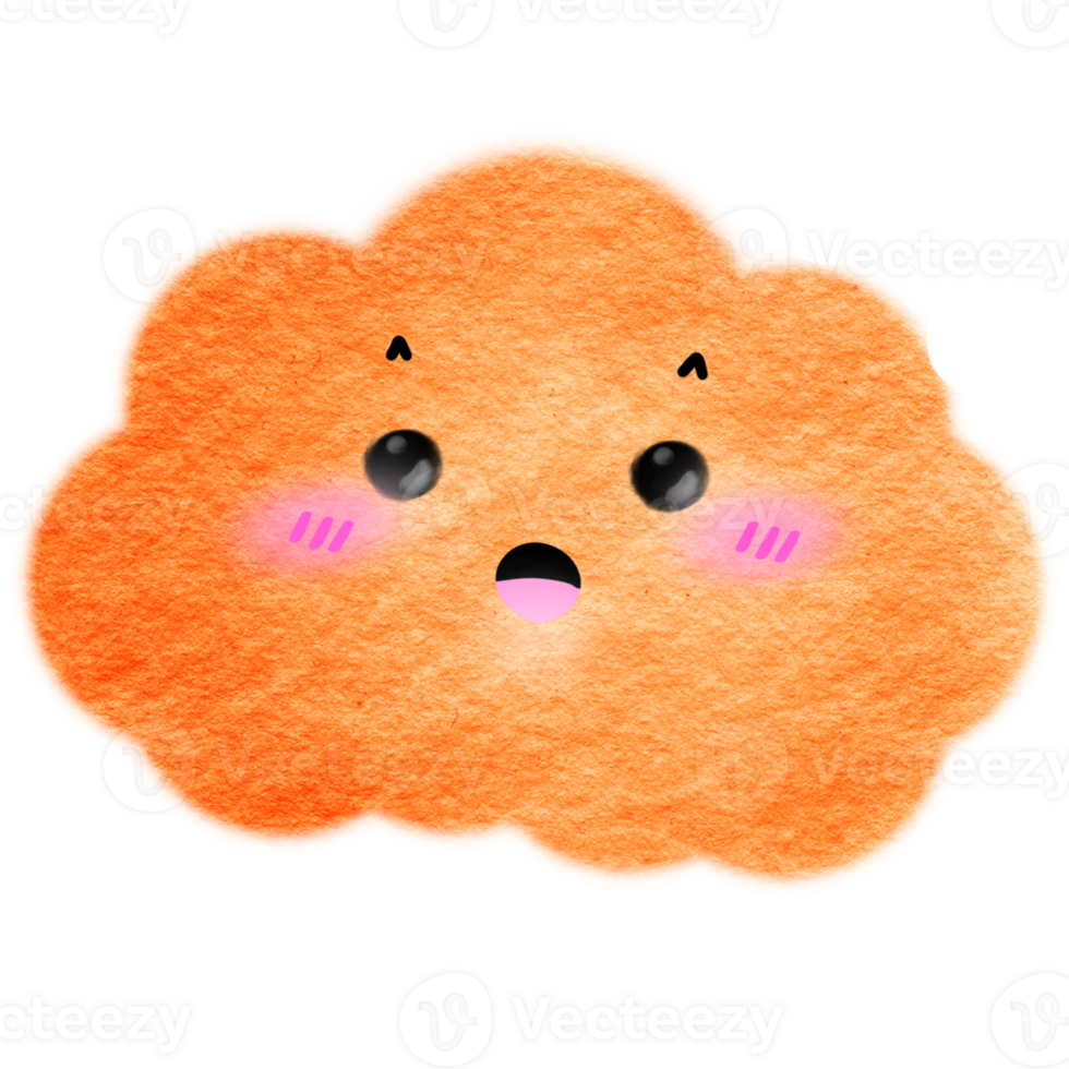 cute colorful clouds png
