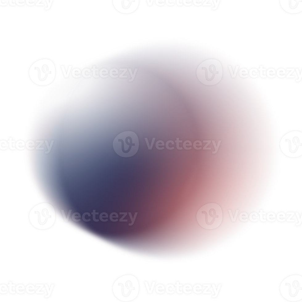 Abstract gradient light leak overlay png