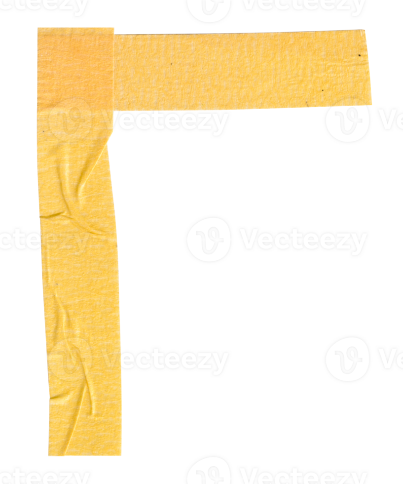 Edge glued tape isolated element png