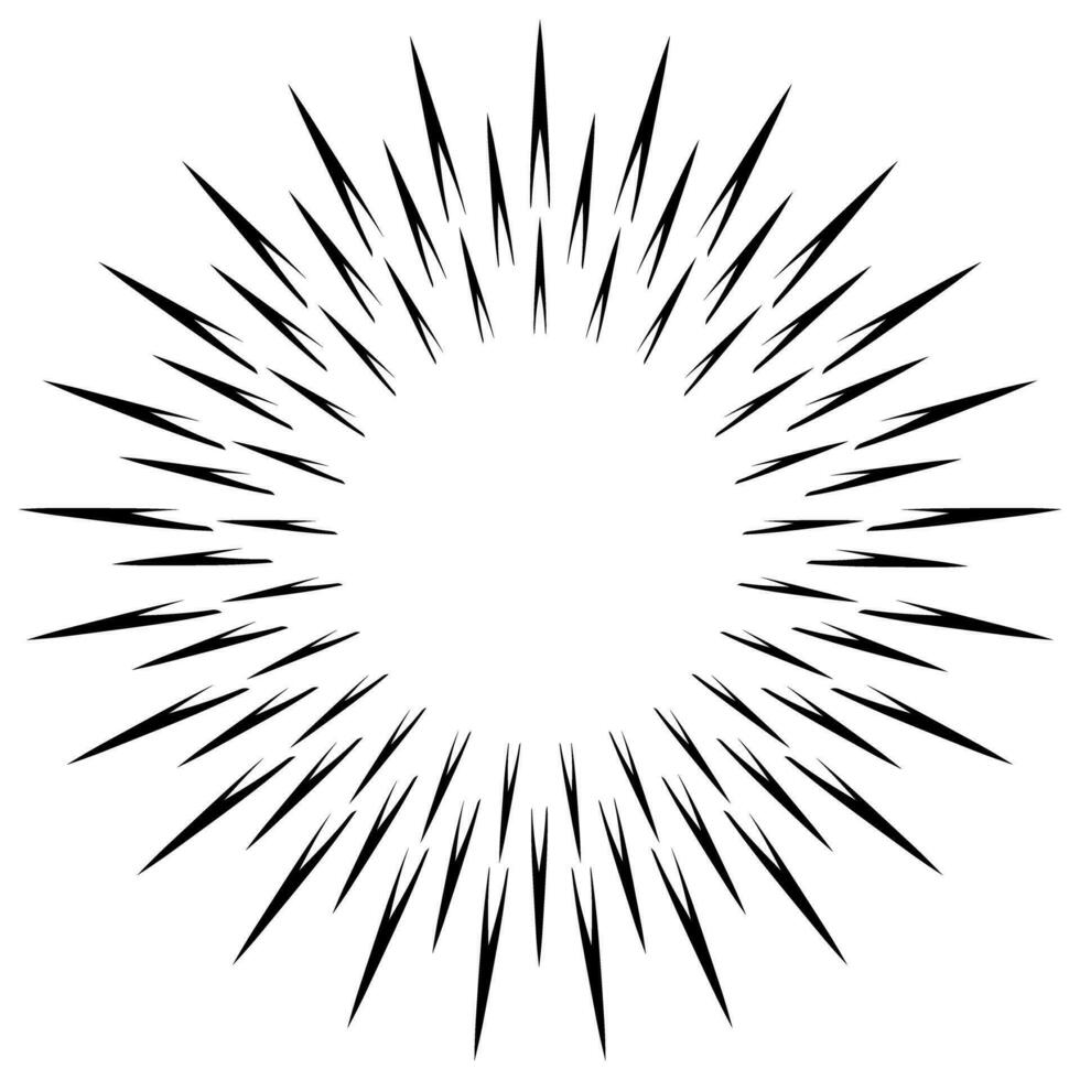 Abstract circle with spikes design element logo. vector illustration