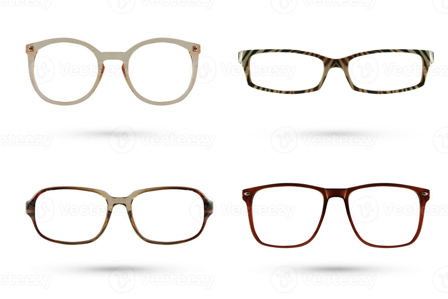Fashion glasses style collections, use clipping path photo