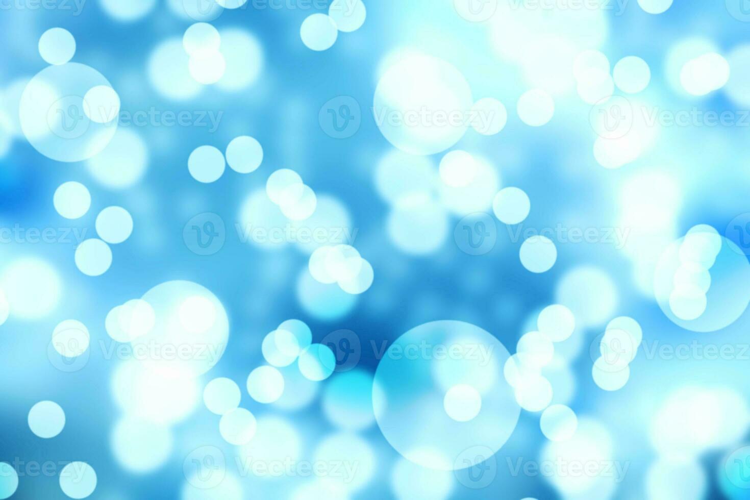 Abstract Bokeh blue light background texture. photo