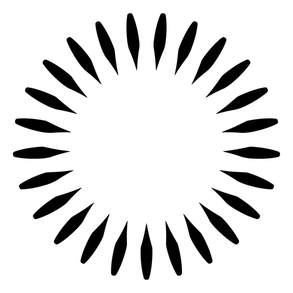 Geometric flower, star graphic design element logo. vector illustration