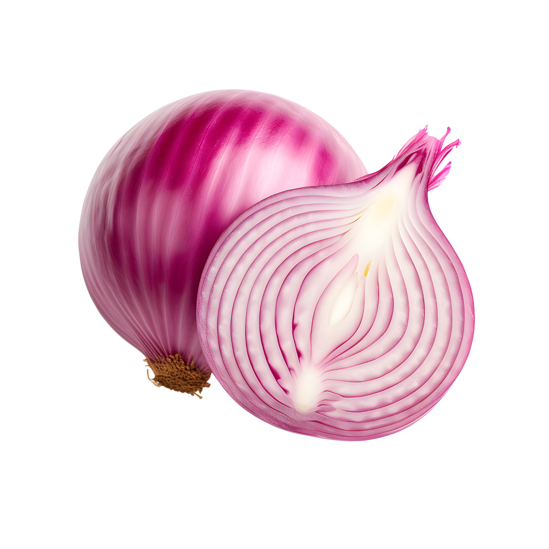 Vibrant Fresh Sliced Onion, Crisp and Flavorful Culinary Ingredient, ai