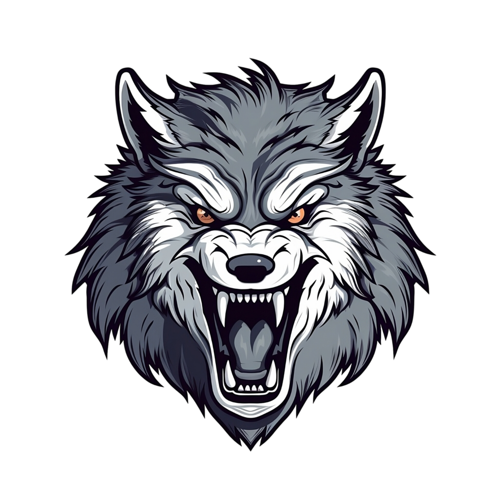 Grey Wolf No Background Applicable to any Context Great for Print on ...