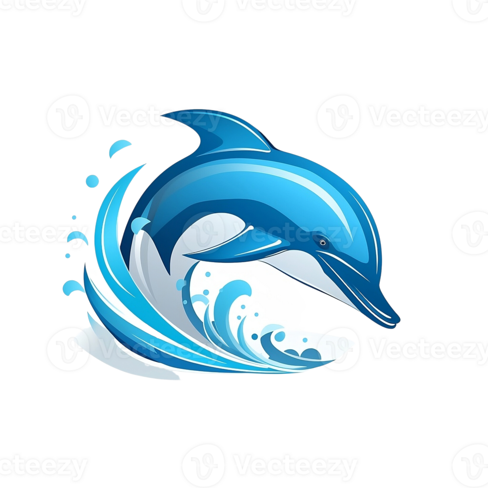 Dolphin No Background Image Great for Print On Demand Merchandise png
