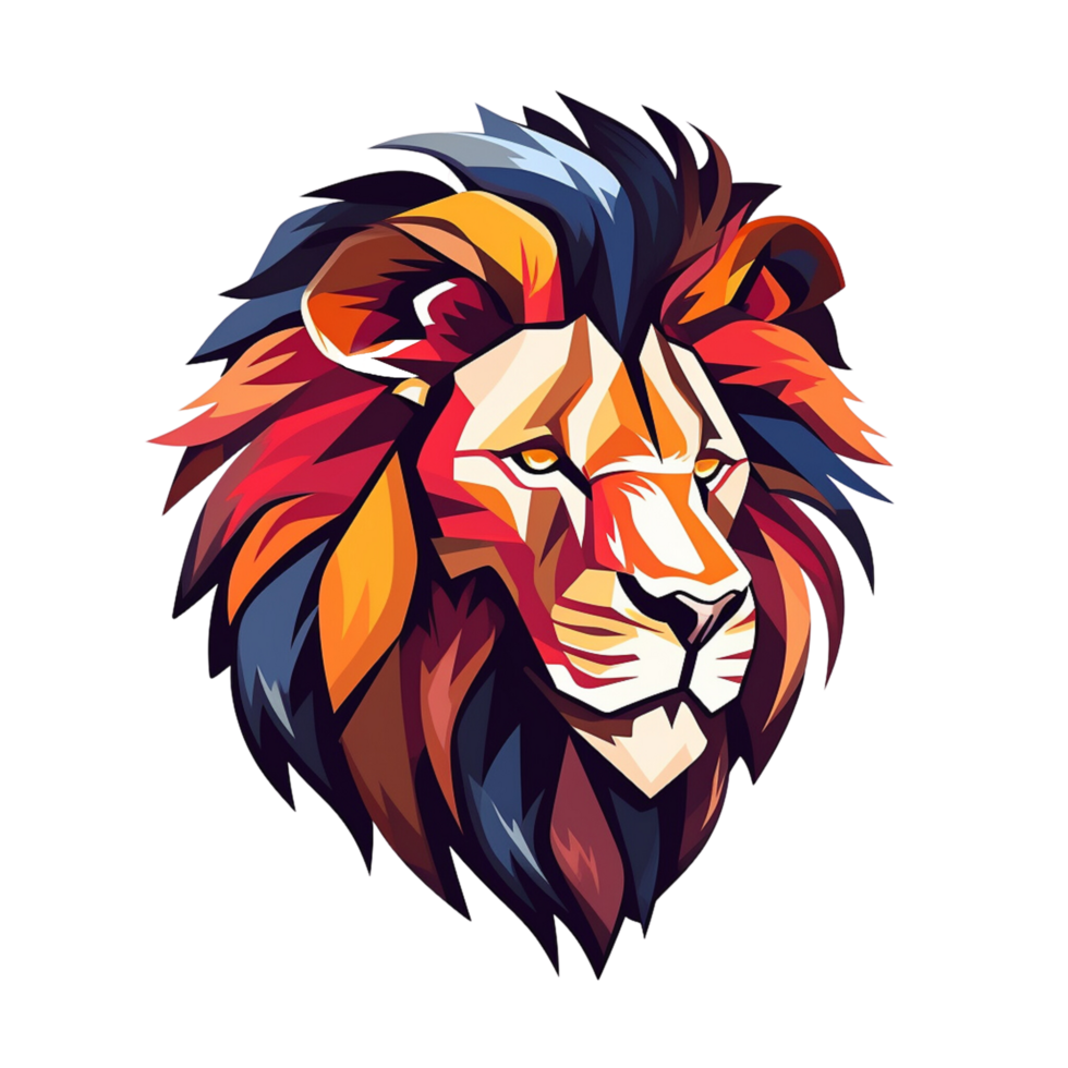 Lion No Background  Applicable to any context Great for print on demand merchandise png