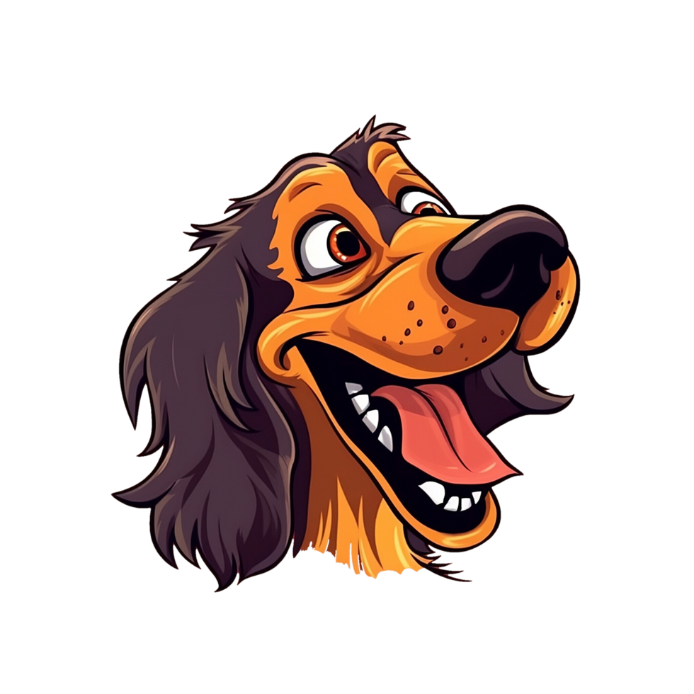 Cute Puppy Dog No Background Logo  Applicable to any Context Great for Print On Demand png