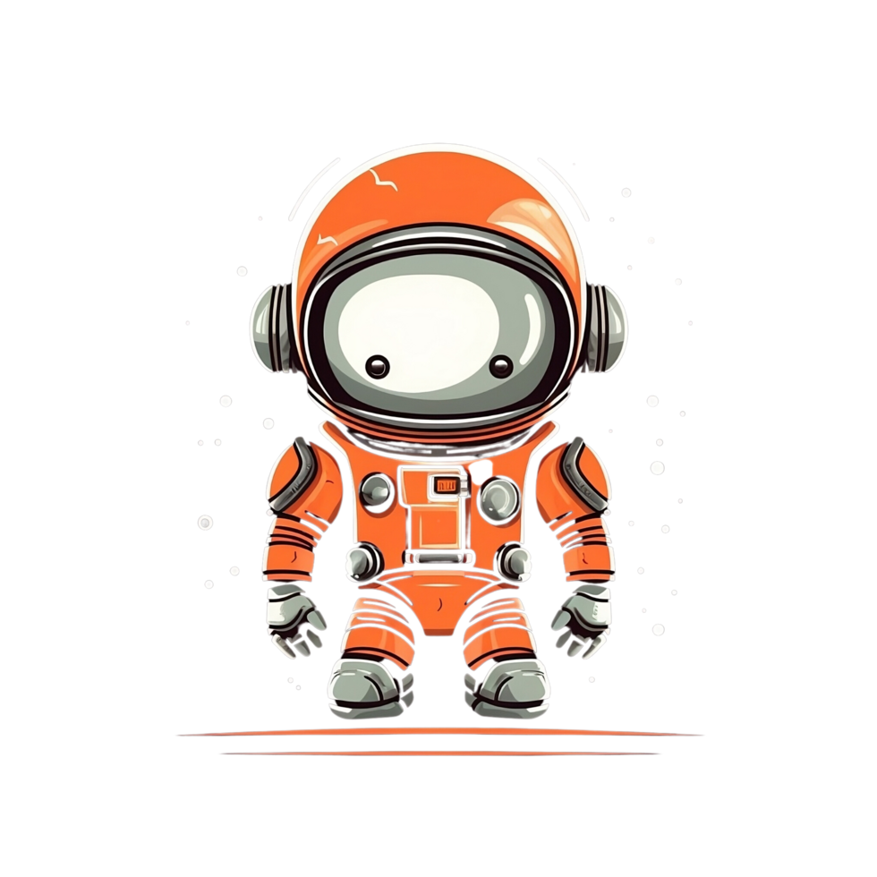 Spaceman Astronaut No Background Applicable to any context great for print on demand Merchandise png